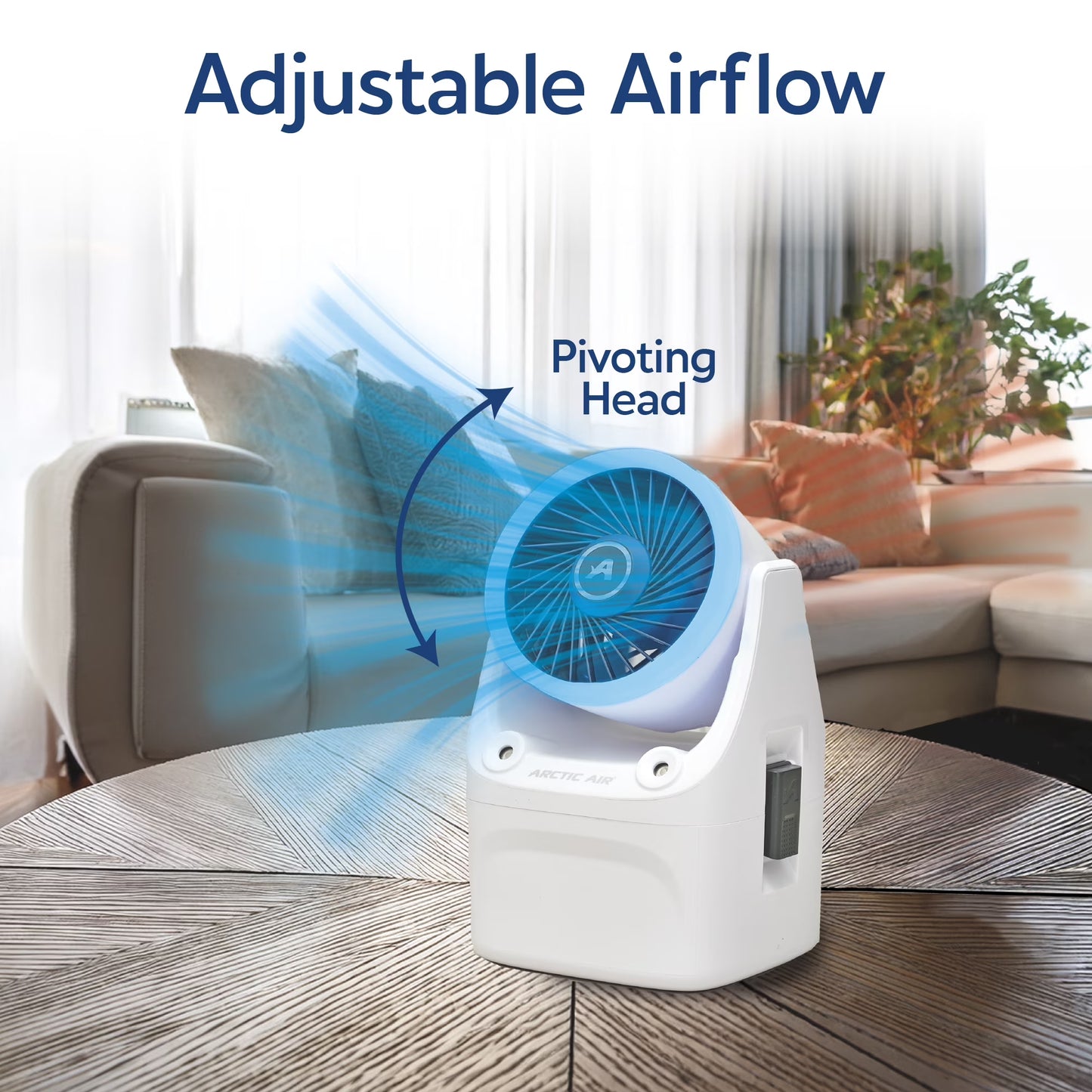 Ice Jet X3 Air Cooler, 3 Speed Portable Cooler with LED, Lightweight & Compact Space Cooler