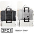 2 Pack Foldable Travel Duffel Bag for Airlines Carry on Bag Weekender Overnight Hospital Tote Bag Gym Duffel Bag Women Men