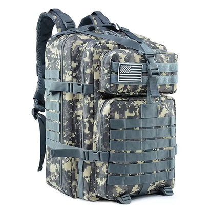 50L Man Tactical Backpacks Outdoor Traveling Bags Outdoor 3P School Pack EDC Molle Pack for Trekking Hunting Bag