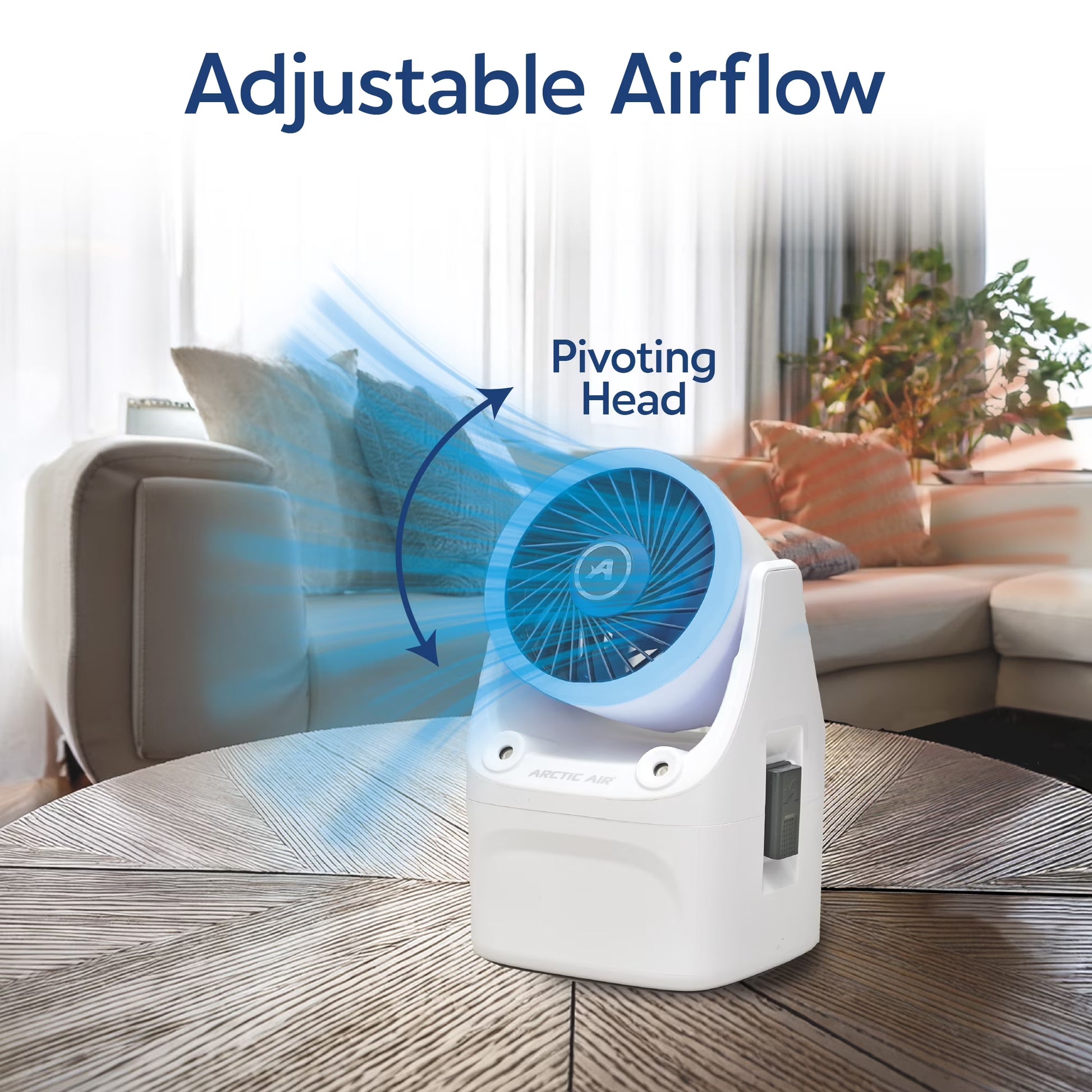 Ice Jet X3 Air Cooler, 3 Speed Portable Cooler with LED, Lightweight & Compact Space Cooler