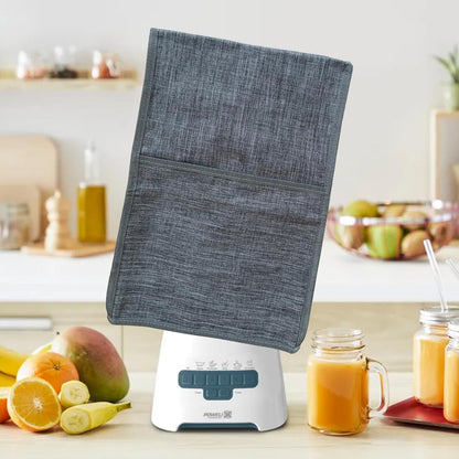 Kitchen Blender Cover,Dust-Proof Organizer Quilted Blender Covers Kitchen Mixer Protector,Blender Dust Cover with Accessory Pocket