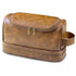 Large Hanging Toiletry Cosmetic Travel Bags for Men Women Leather Travel Bags with Hanging Hook Toiletries Bathroom Shaving Bags