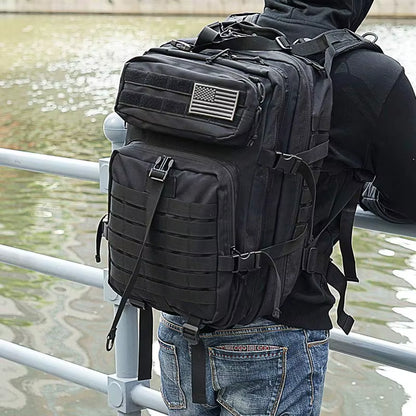 50L Man Tactical Backpacks Outdoor Traveling Bags Outdoor 3P School Pack EDC Molle Pack for Trekking Hunting Bag