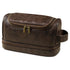 Large Hanging Toiletry Cosmetic Travel Bags for Men Women Leather Travel Bags with Hanging Hook Toiletries Bathroom Shaving Bags