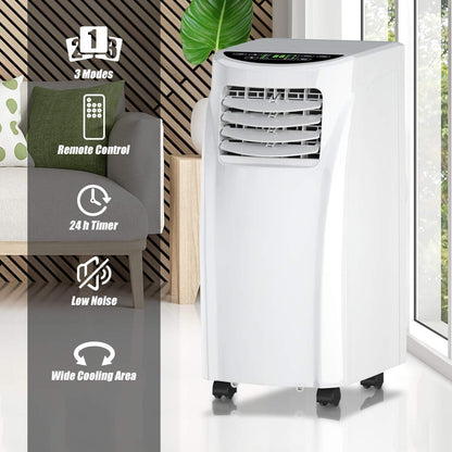 Portable Air Conditioner, Mini Air Conditioner with LCD Display, Mini Air Conditioner with Remote Control, Portable Air Conditioner for Home Office Use - White