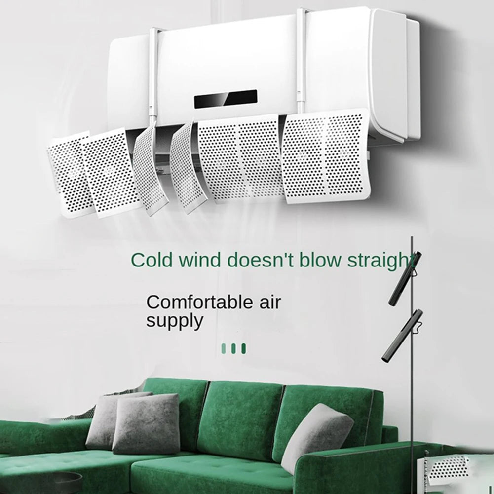 Air Conditioner Windshield External Conditioner Cover Filter Wind Deflector Air Conditioner Wall Mounted Dust Cover for Home