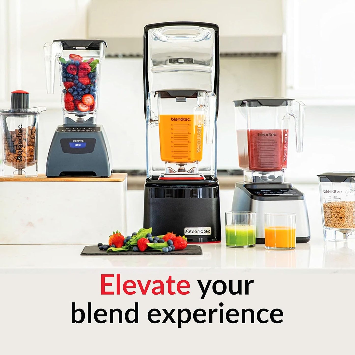 Total Blender Classic (Black) & 75Oz* Fourside Jar | Powerful and Reliable Kitchen Blender; 10 Speeds with Pulse; Six Preprogrammed Cycles for One Touch Consistent Blends
