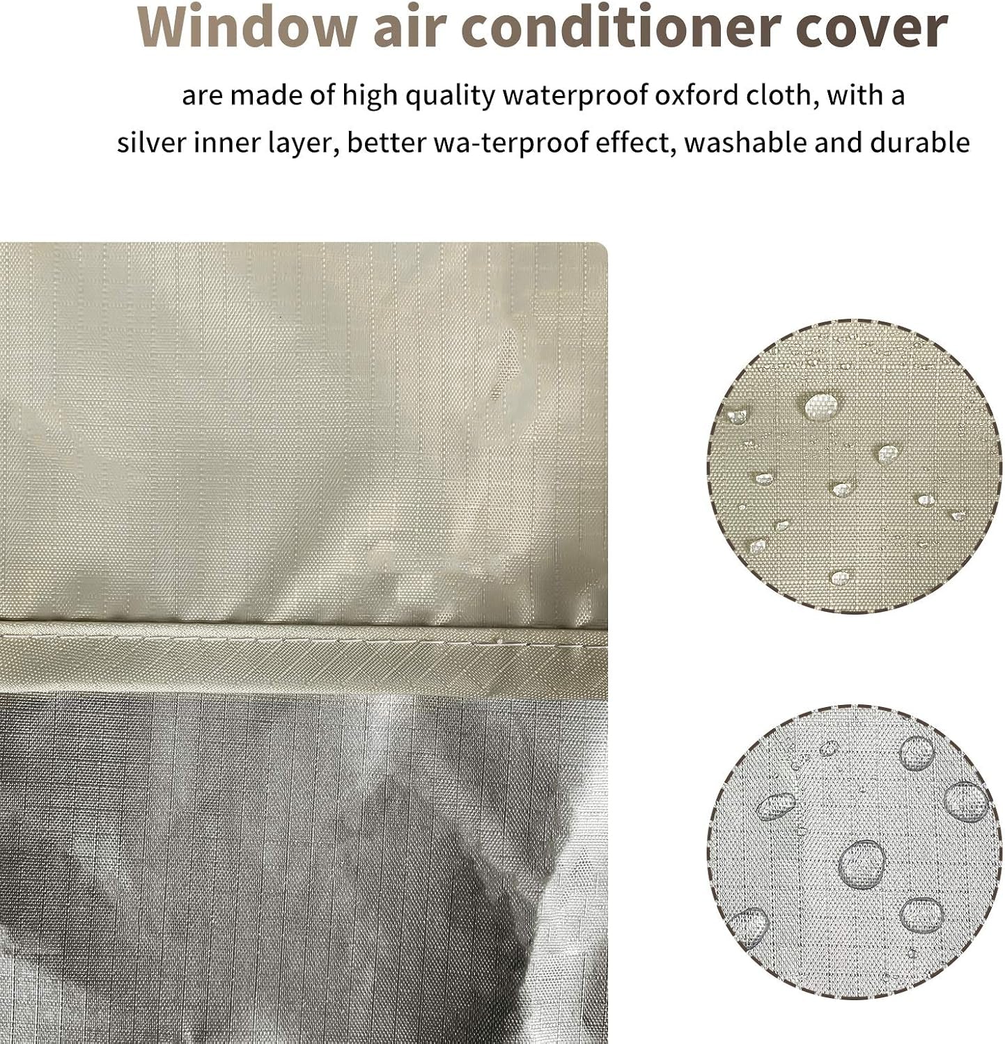 Window Air Conditioner Cover Outside,Wndow Ac Covers for Outside,Air Conditioner Covers for outside Window (25Wx20Dx17H) Air Conditioner Covers for Window Units.