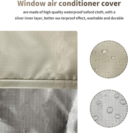 Window Air Conditioner Cover Outside,Wndow Ac Covers for Outside,Air Conditioner Covers for outside Window (25Wx20Dx17H) Air Conditioner Covers for Window Units.