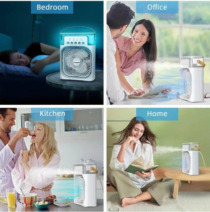Portable Humidifier Air Cooler Mini Fan