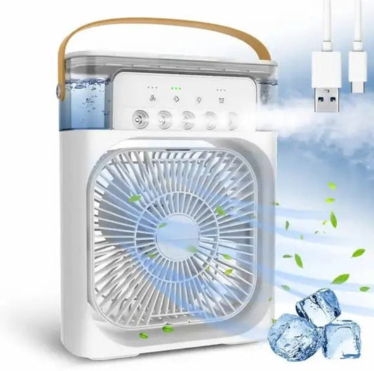 Portable Humidifier Air Cooler Mini Fan